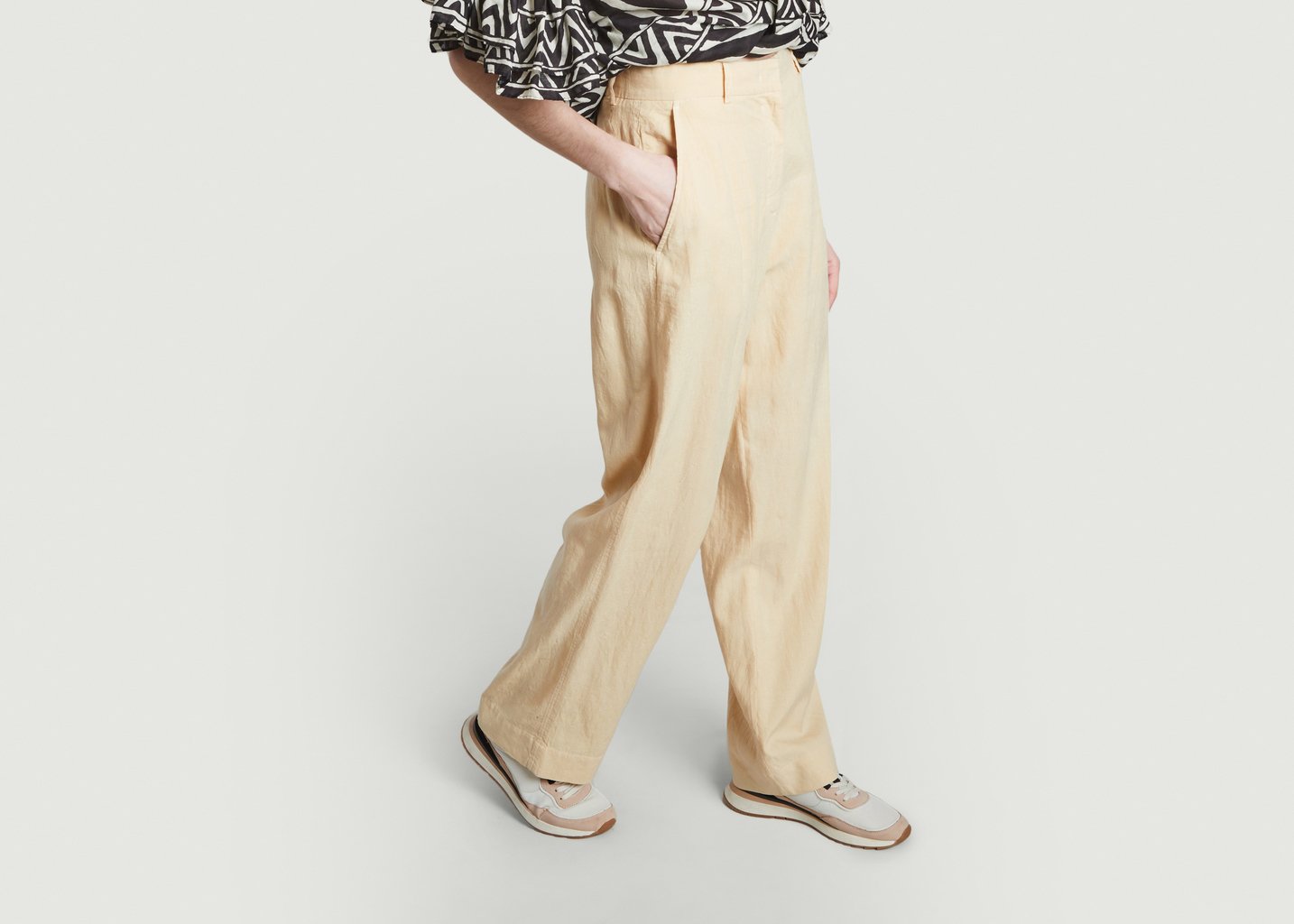 L'exception Pantalon Dola Beige Mes Demoiselles