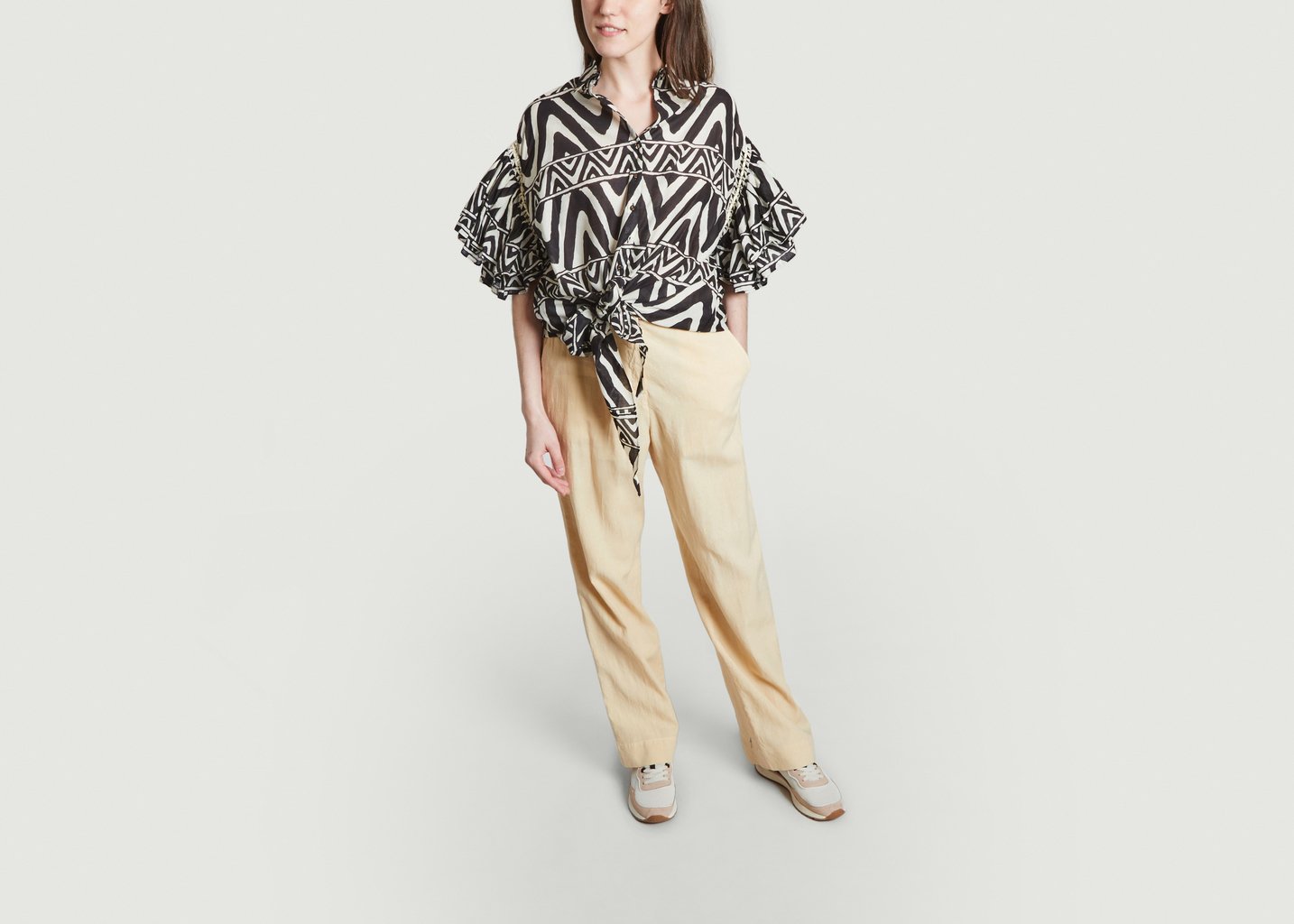 L'exception Pantalon Dola Beige Mes Demoiselles