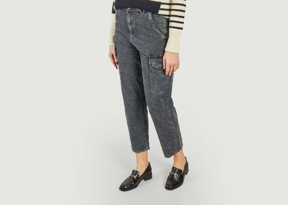 L'exception Pantalon Dr Cargo Noir Sessùn