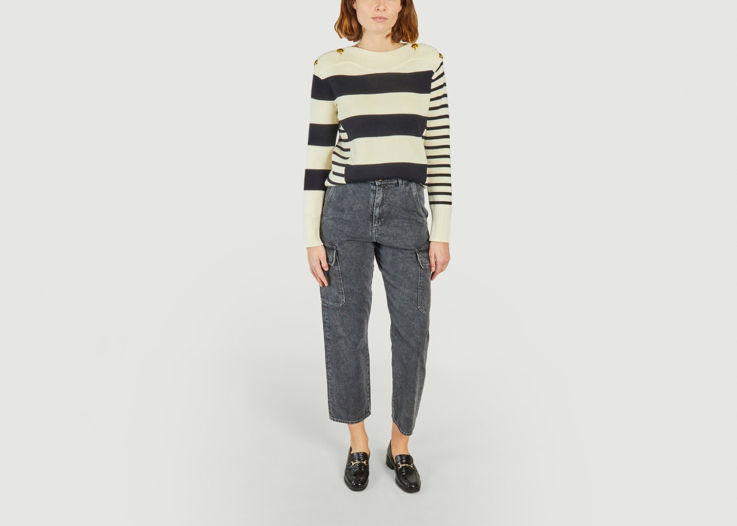 L'exception Pantalon Dr Cargo Noir Sessùn