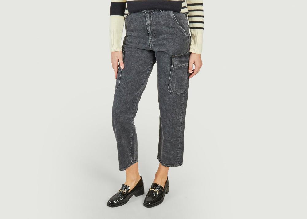 l'exception Pantalon Dr Cargo Noir Sessùn