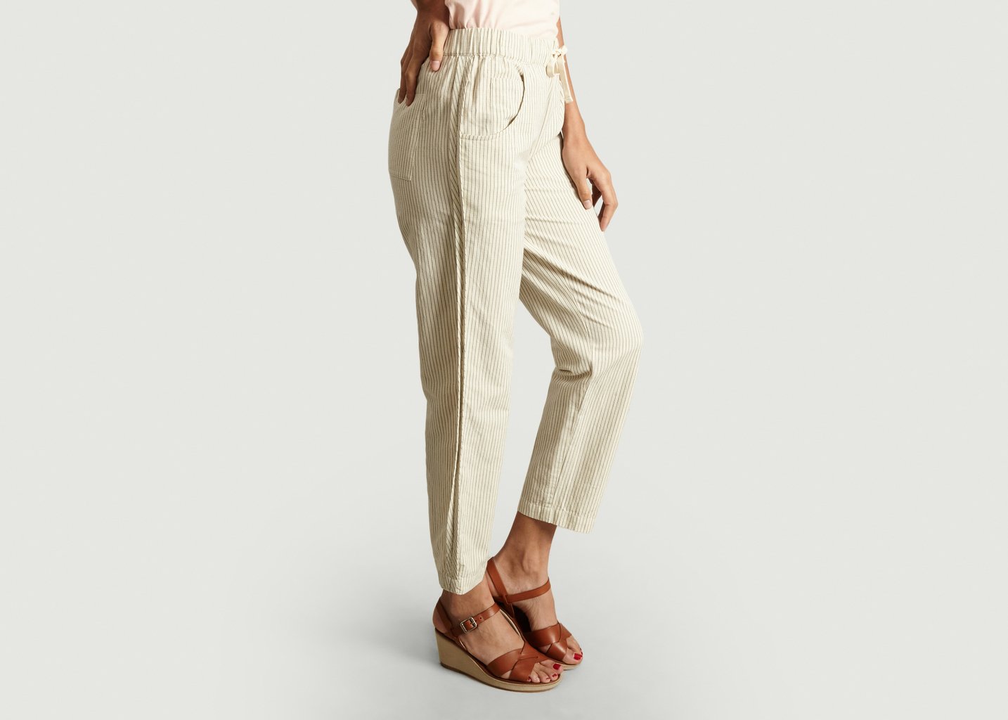 L'exception Pantalon Draw Ecru Folk