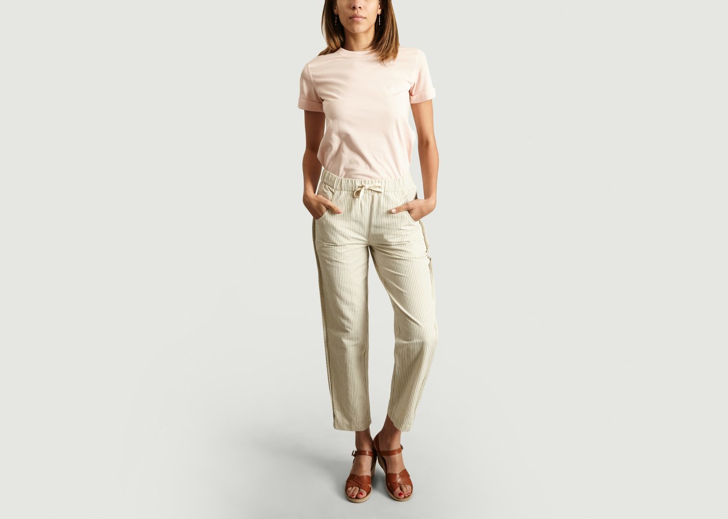 L'exception Pantalon Draw Ecru Folk