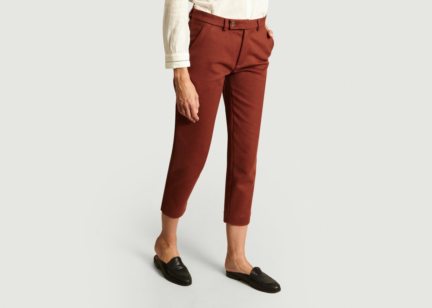 L'exception Pantalon DukeJanet Brique Roseanna