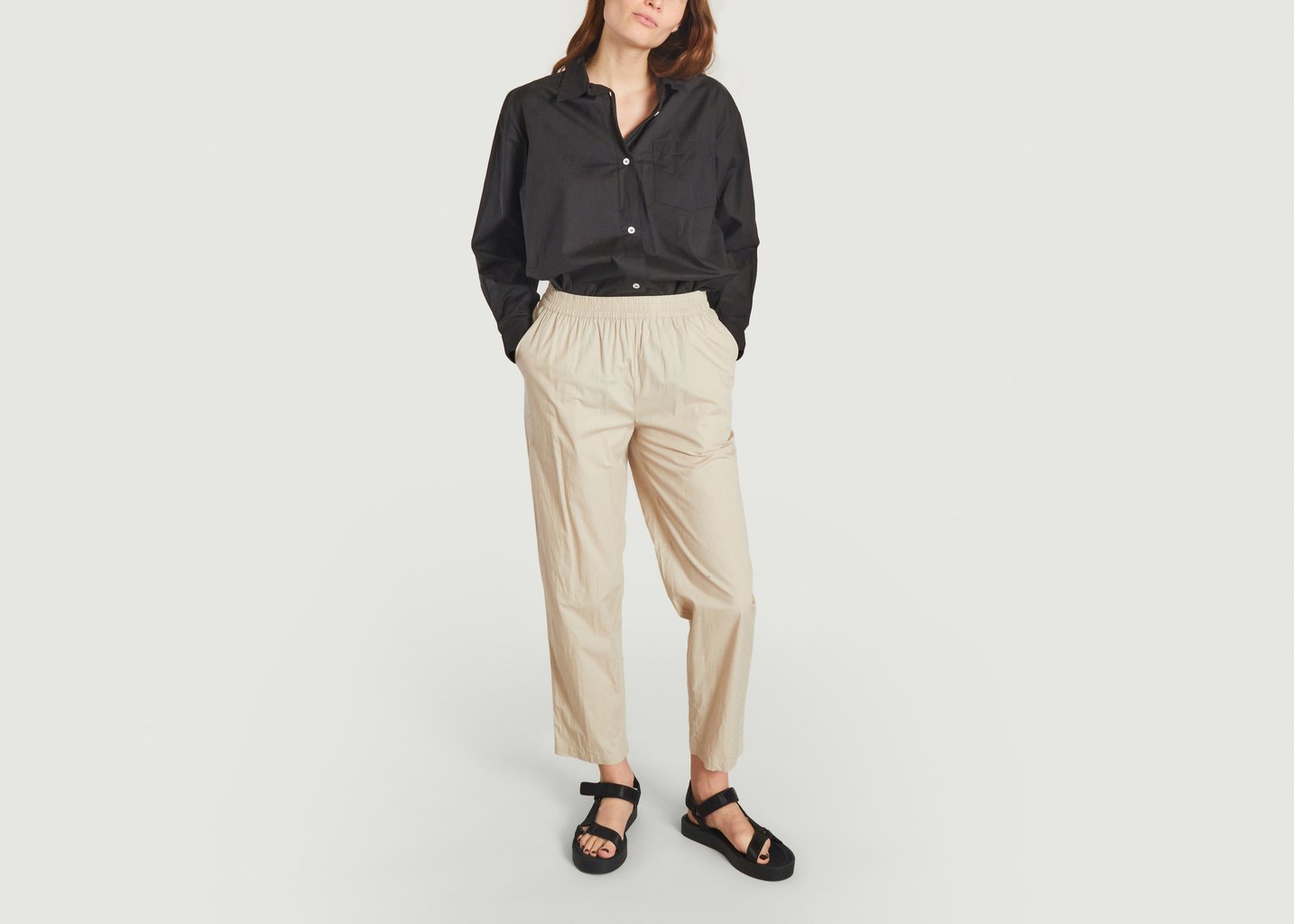 L'exception Pantalon Edgar Gris Skall Studio