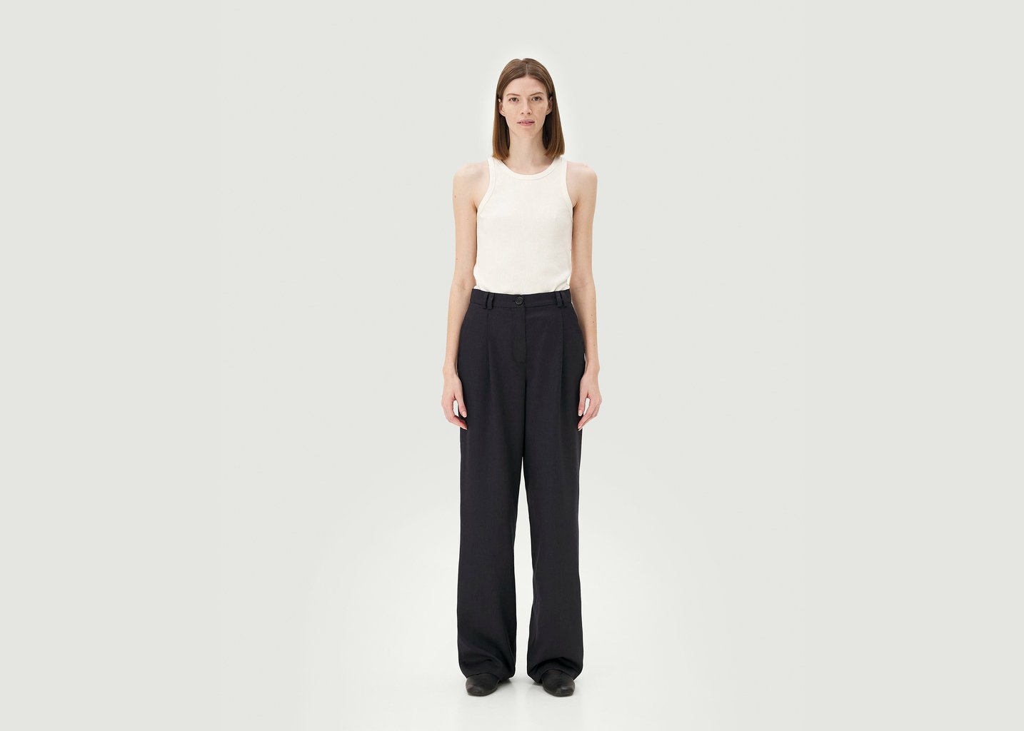 L'exception Pantalon Elodar Bleu Marine Noyoco