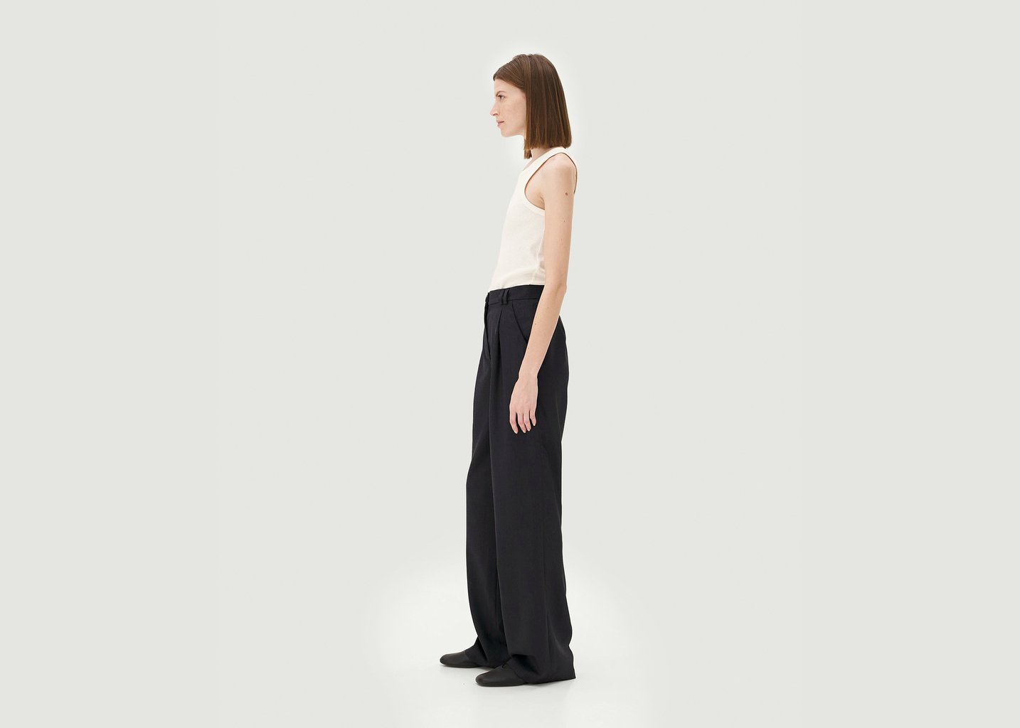 L'exception Pantalon Elodar Bleu Marine Noyoco
