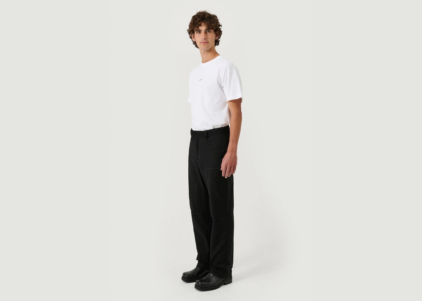 L'exception Pantalon Emery Noir Soulland