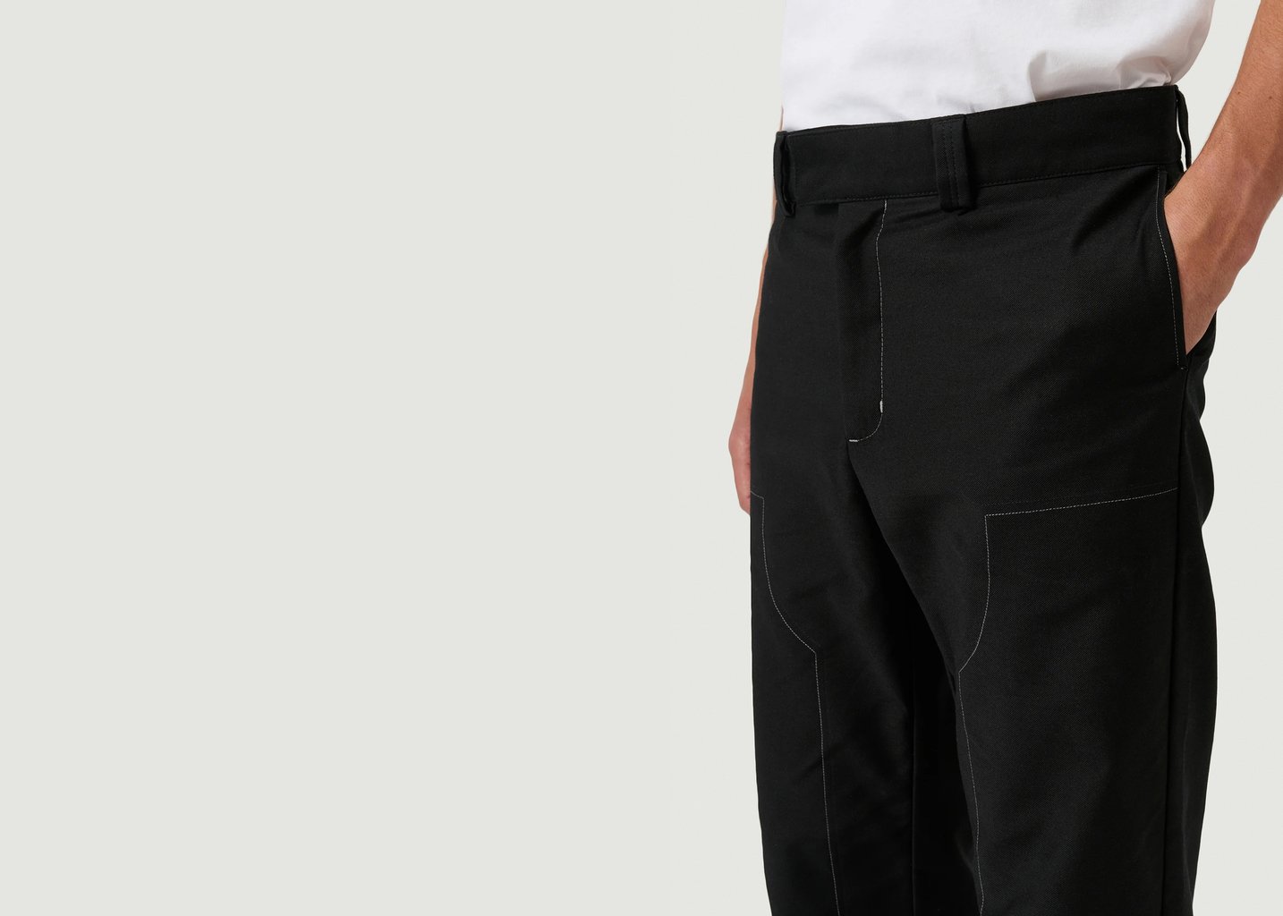 L'exception Pantalon Emery Noir Soulland