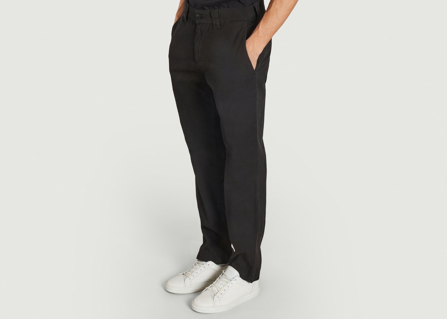 L'exception Pantalon En Coton Noir M.C. Overalls