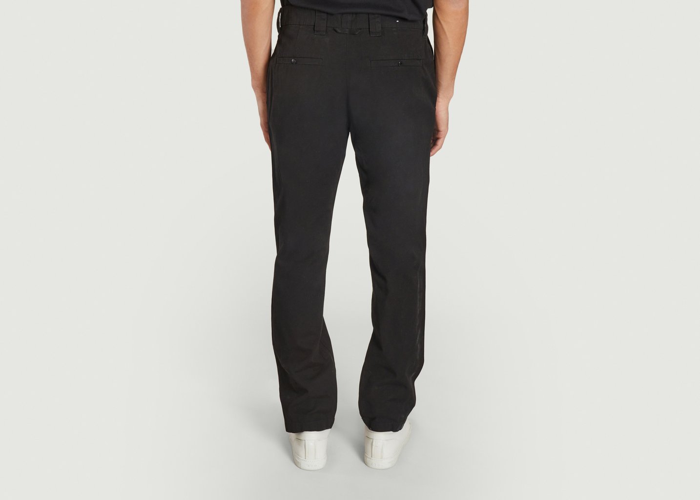 L'exception Pantalon En Coton Noir M.C. Overalls