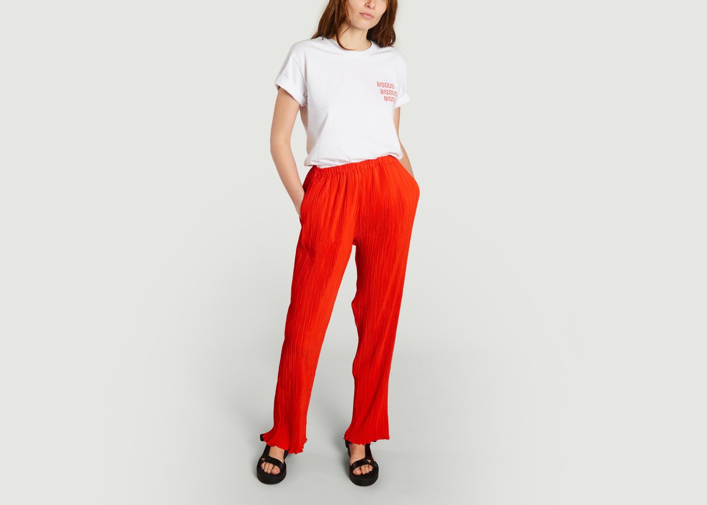 L'exception Pantalon Fridah Orange Samsoe & Samsoe