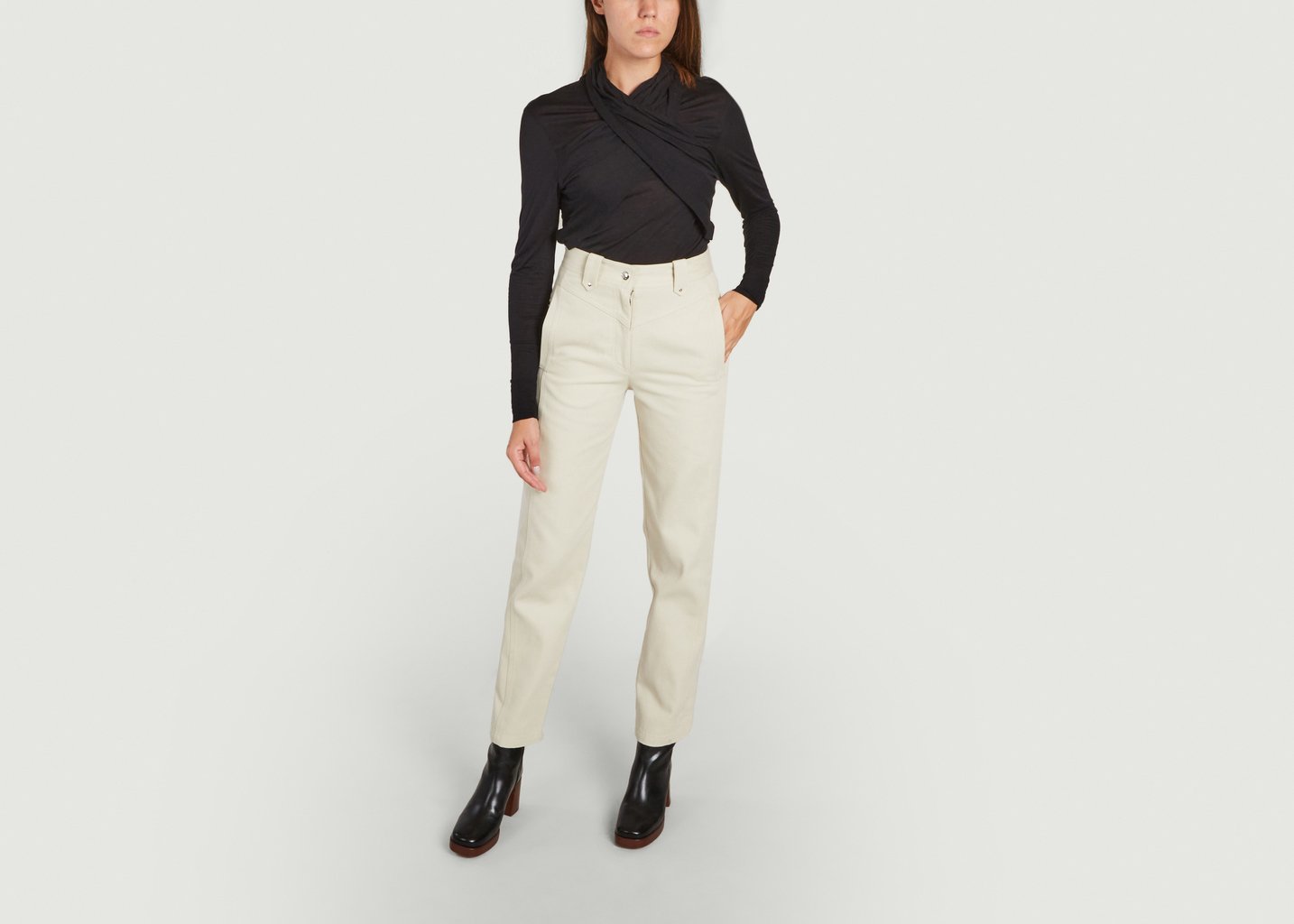 L'exception Pantalon Fulona Beige IRO Paris