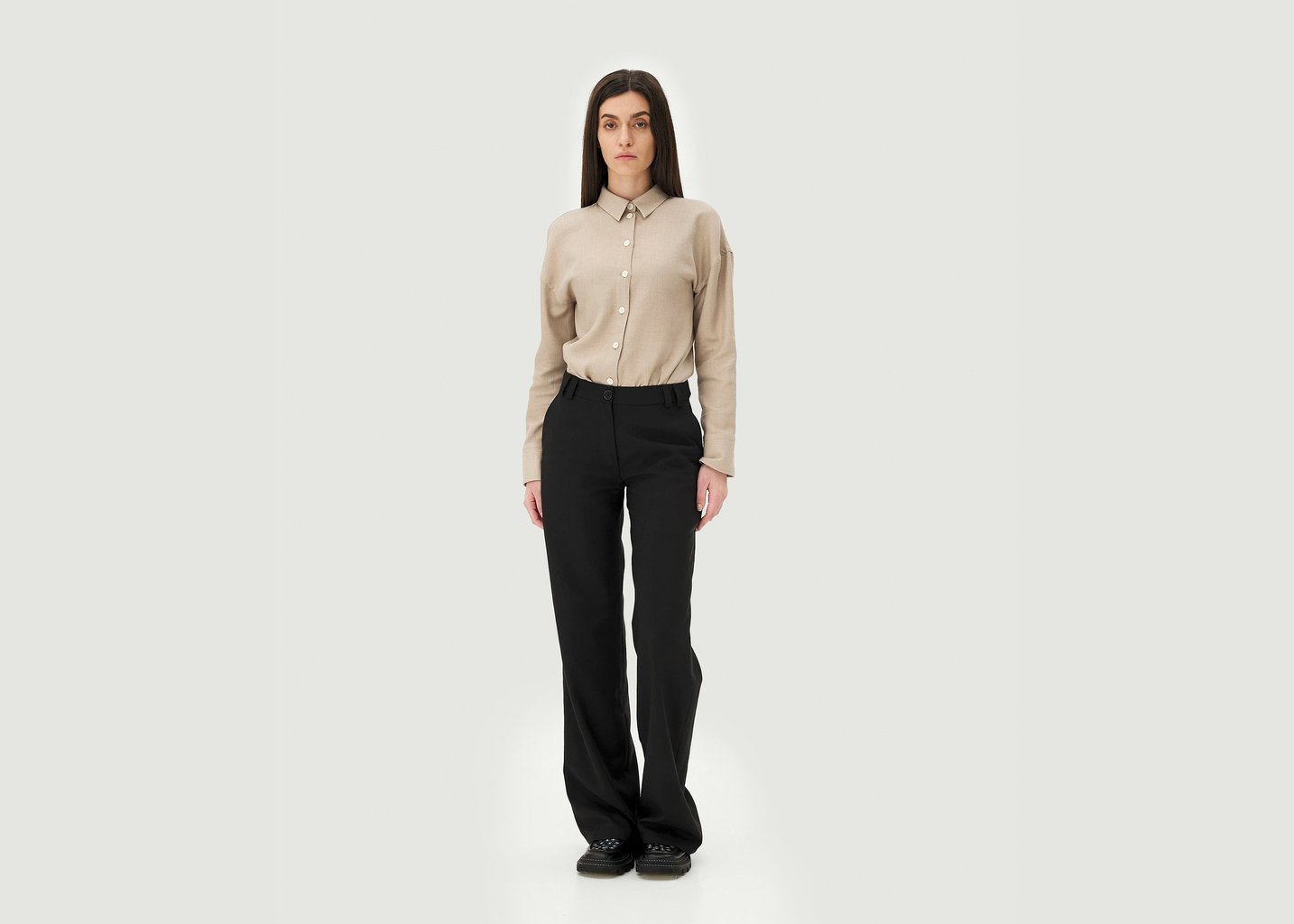 L'exception Pantalon Gilia Noir Noyoco