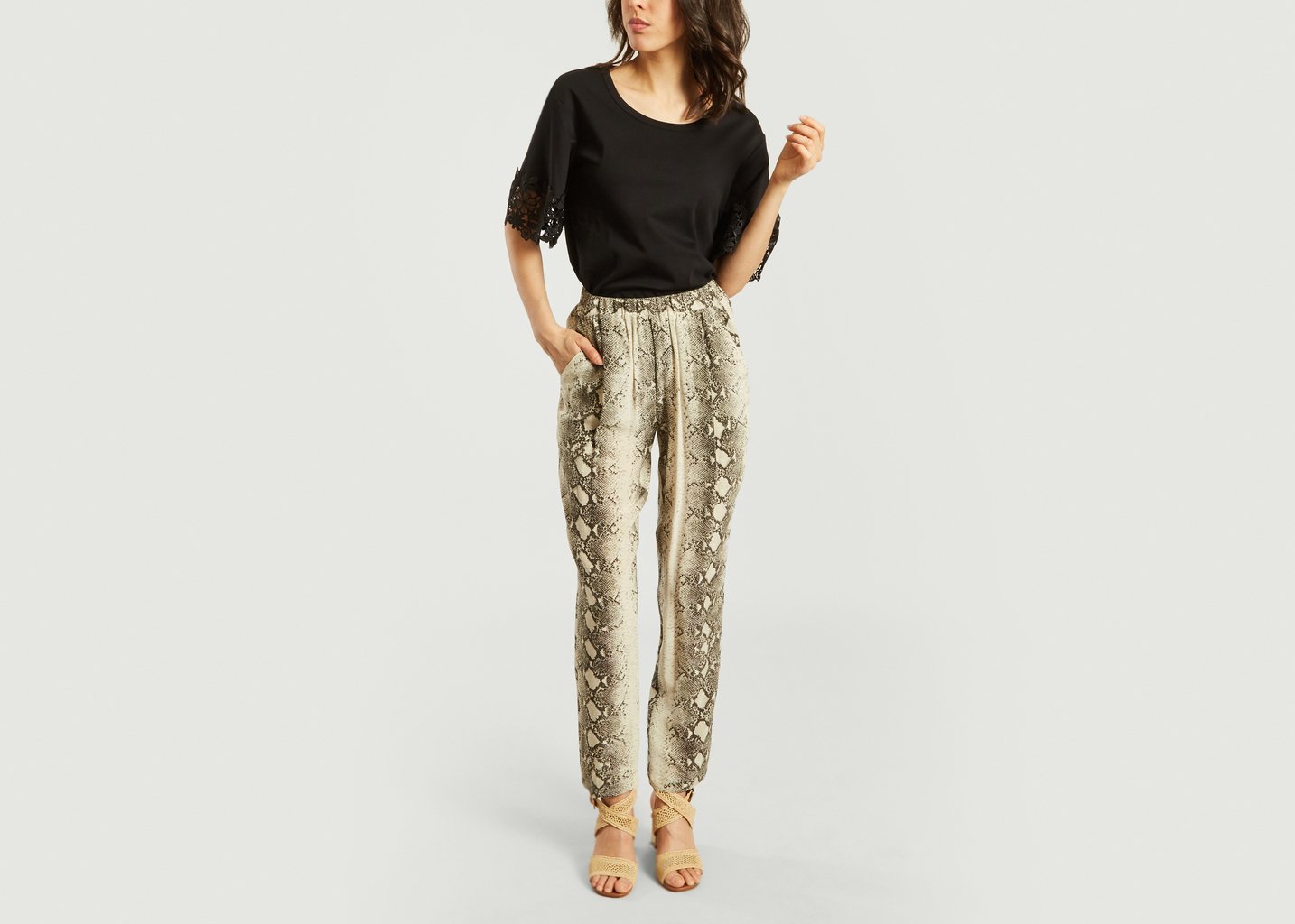 L'exception Pantalon Goyou Gris Toupy