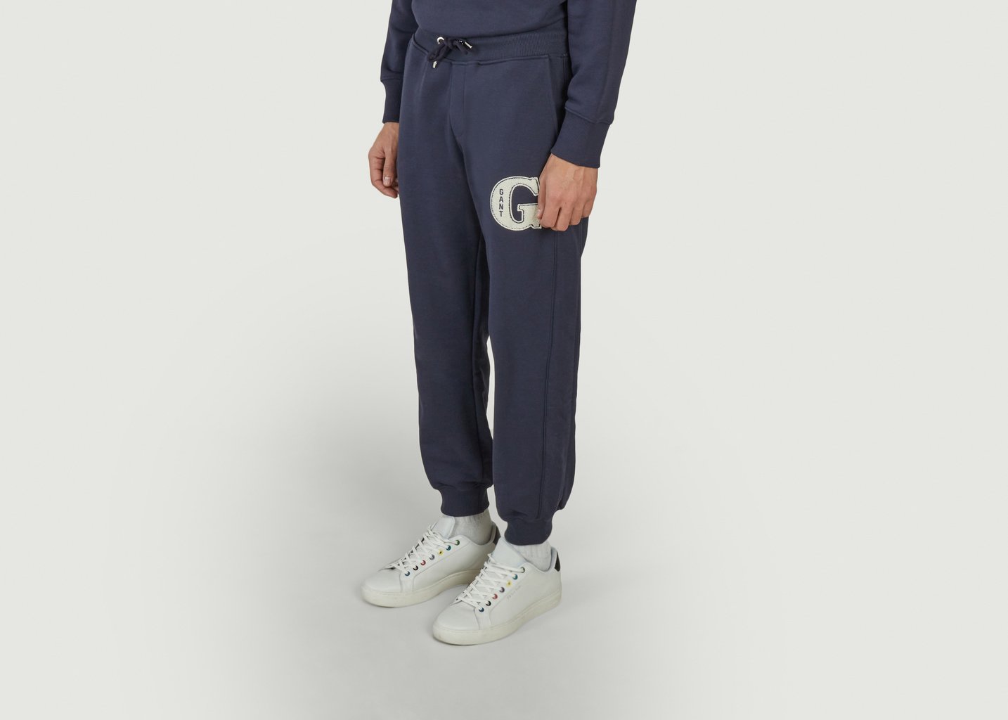 L'exception Pantalon Graphic G Bleu Marine Gant