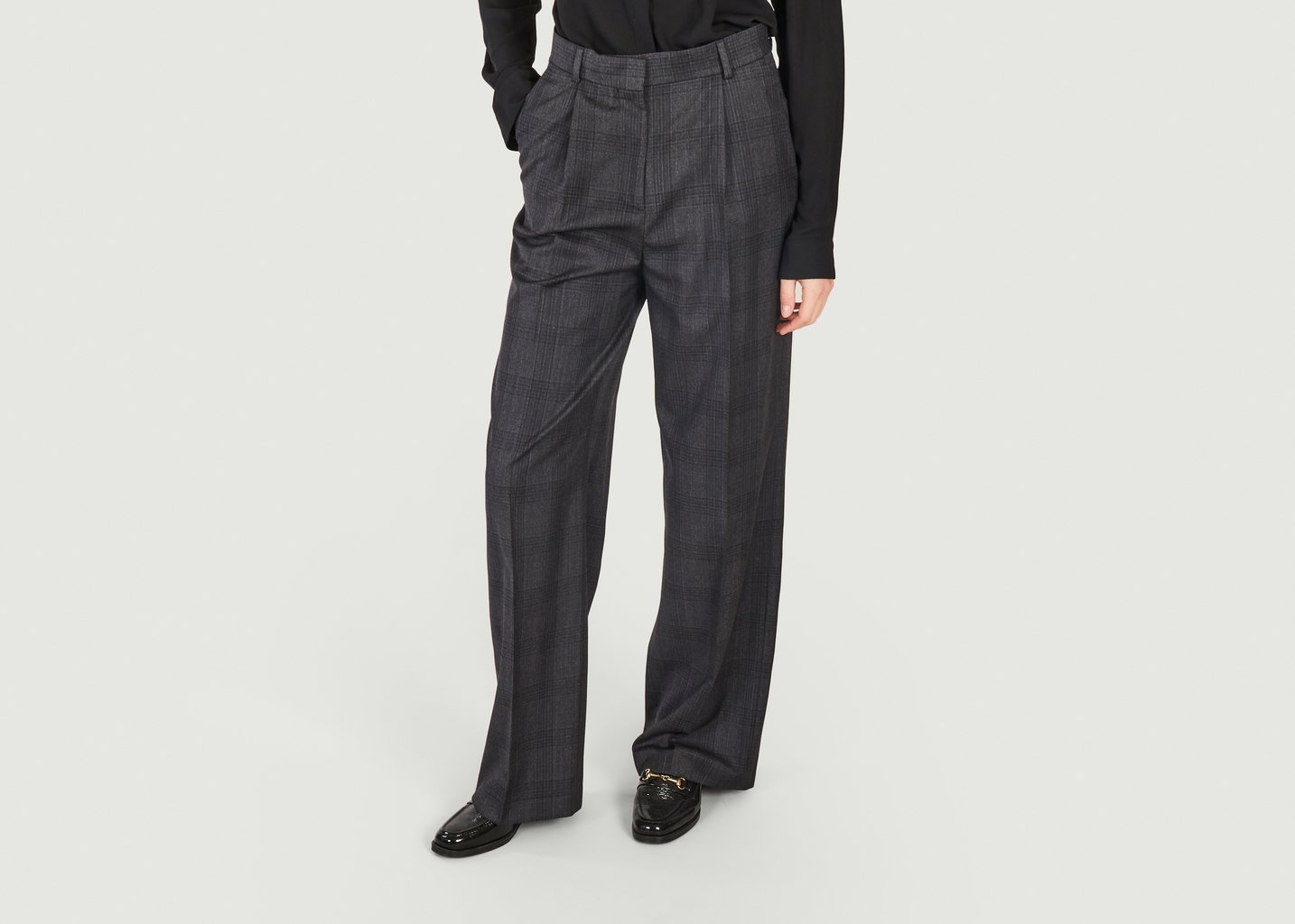 l'exception Pantalon Harry Anthracite Ba&sh