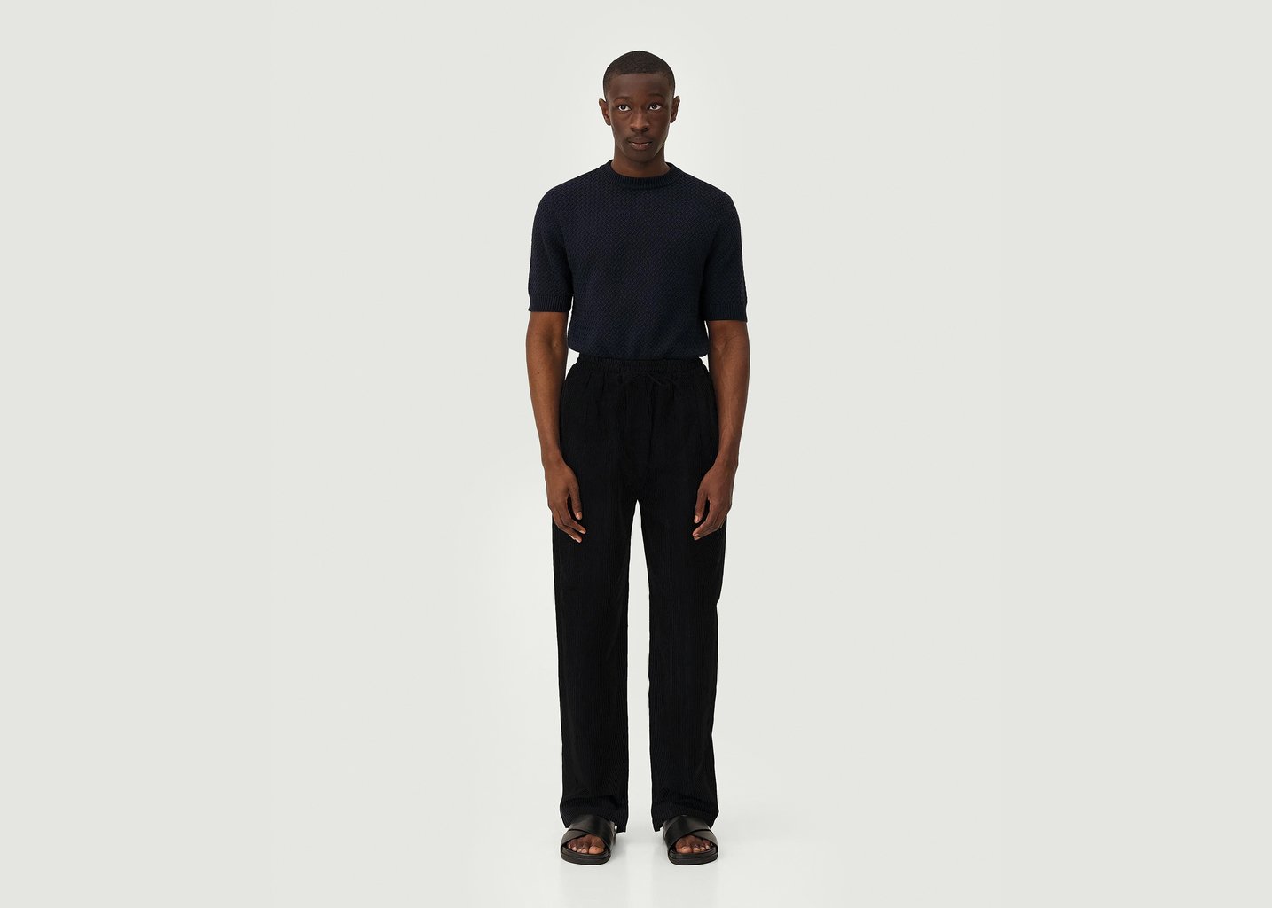 l'exception Pantalon Helio Bleu noyoco