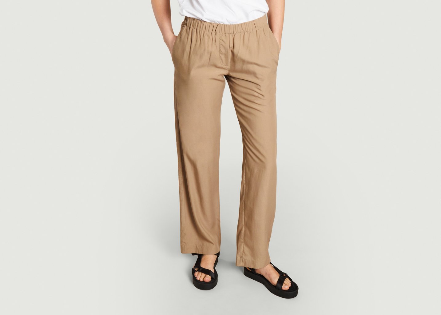l'exception Pantalon Hoys Naturel Samsoe & Samsoe