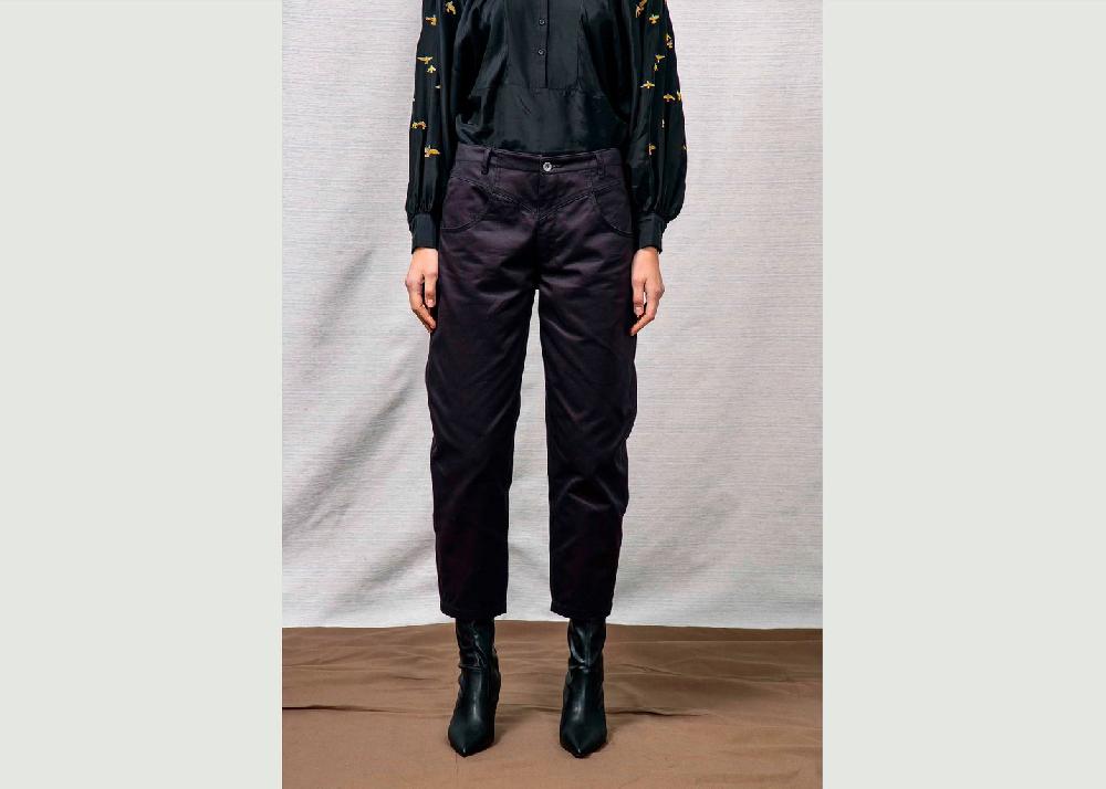 l'exception Pantalon Isabella Noir Misericordia