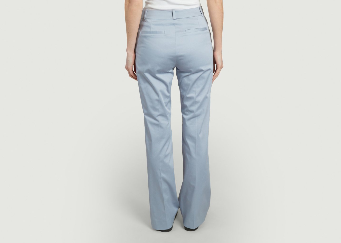 L'exception Pantalon John Bleu Clair Ba&sh