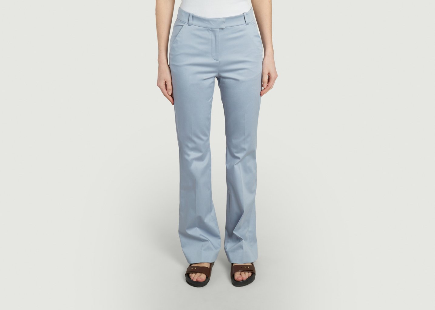 l'exception Pantalon John Bleu Clair Ba&sh