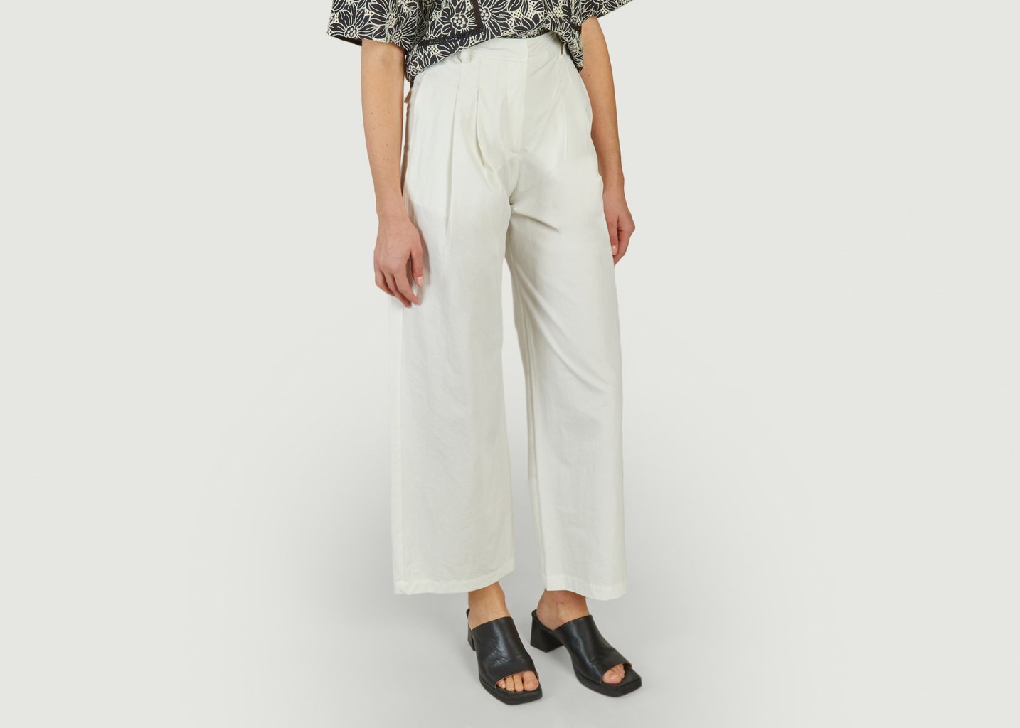 L'exception Pantalon Jojo Blanc Suncoo