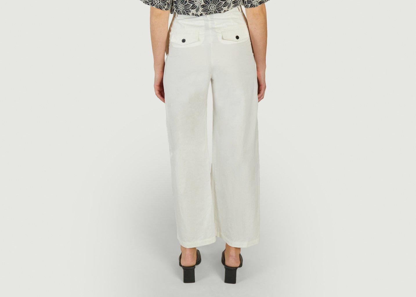 L'exception Pantalon Jojo Blanc Suncoo