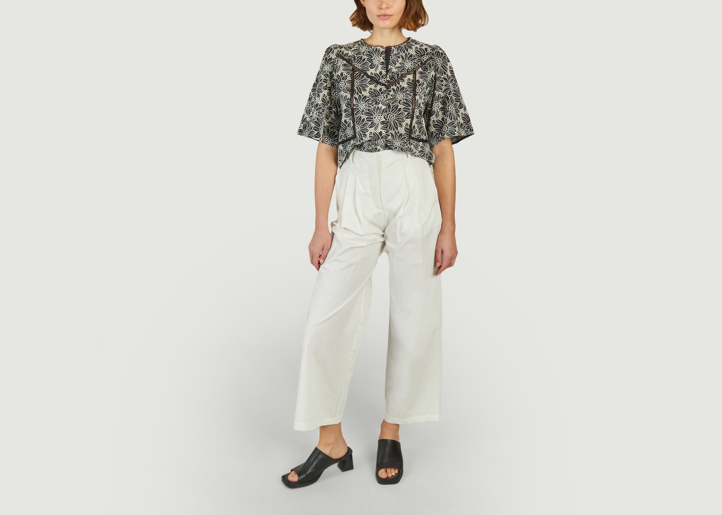L'exception Pantalon Jojo Blanc Suncoo