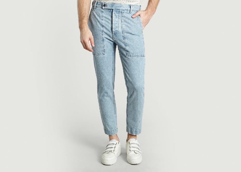 l'exception Pantalon Jules Denim Ly Adams