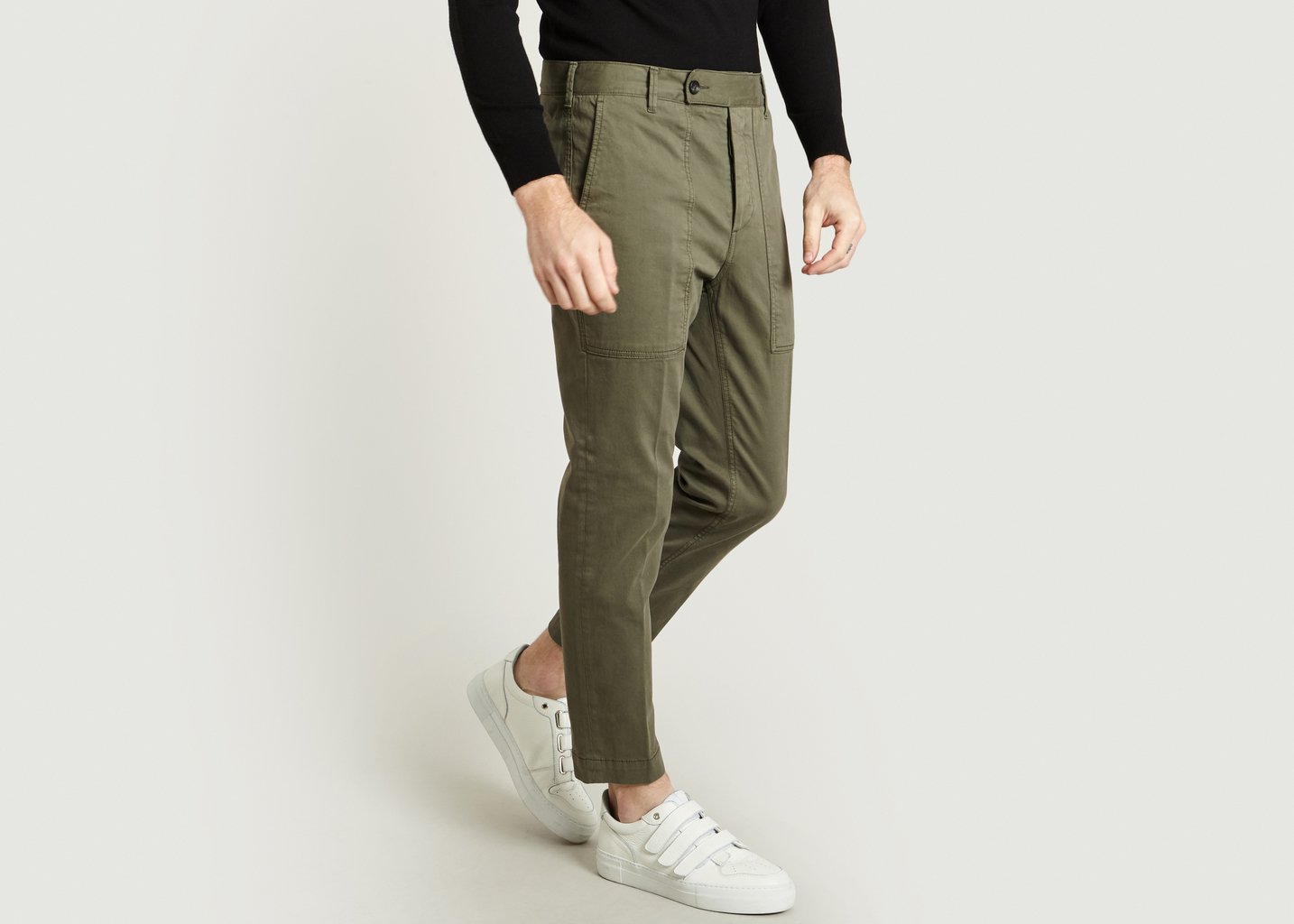 L'exception Pantalon Jules Khaki Ly Adams