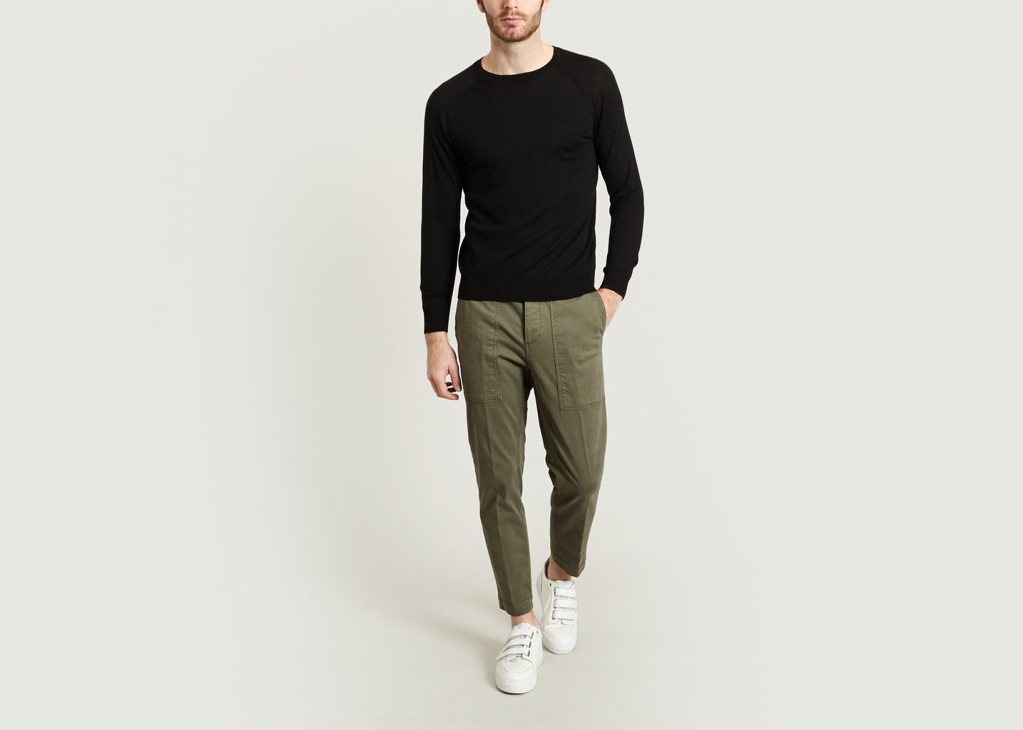 L'exception Pantalon Jules Khaki Ly Adams