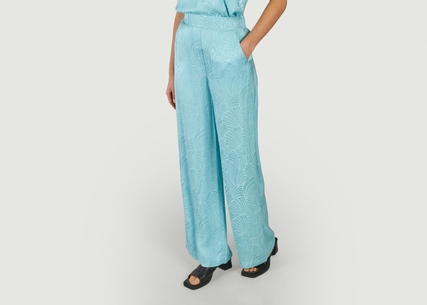 L'exception Pantalon Jungle Bleu Clair Suncoo
