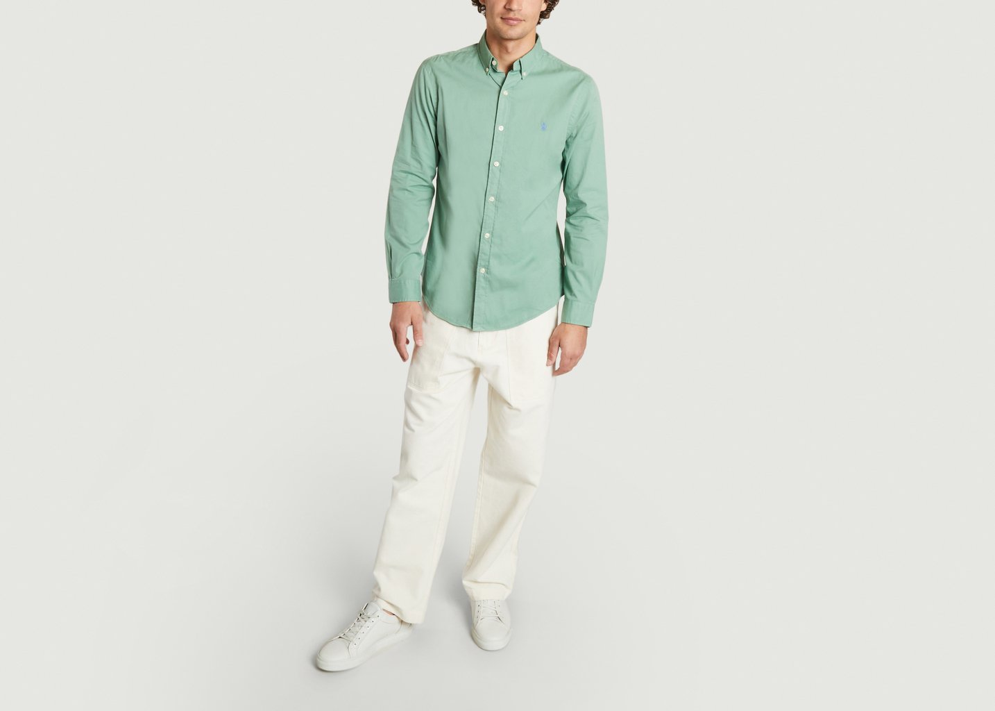 L'exception Pantalon Large Gamal Ecru Olow Paris