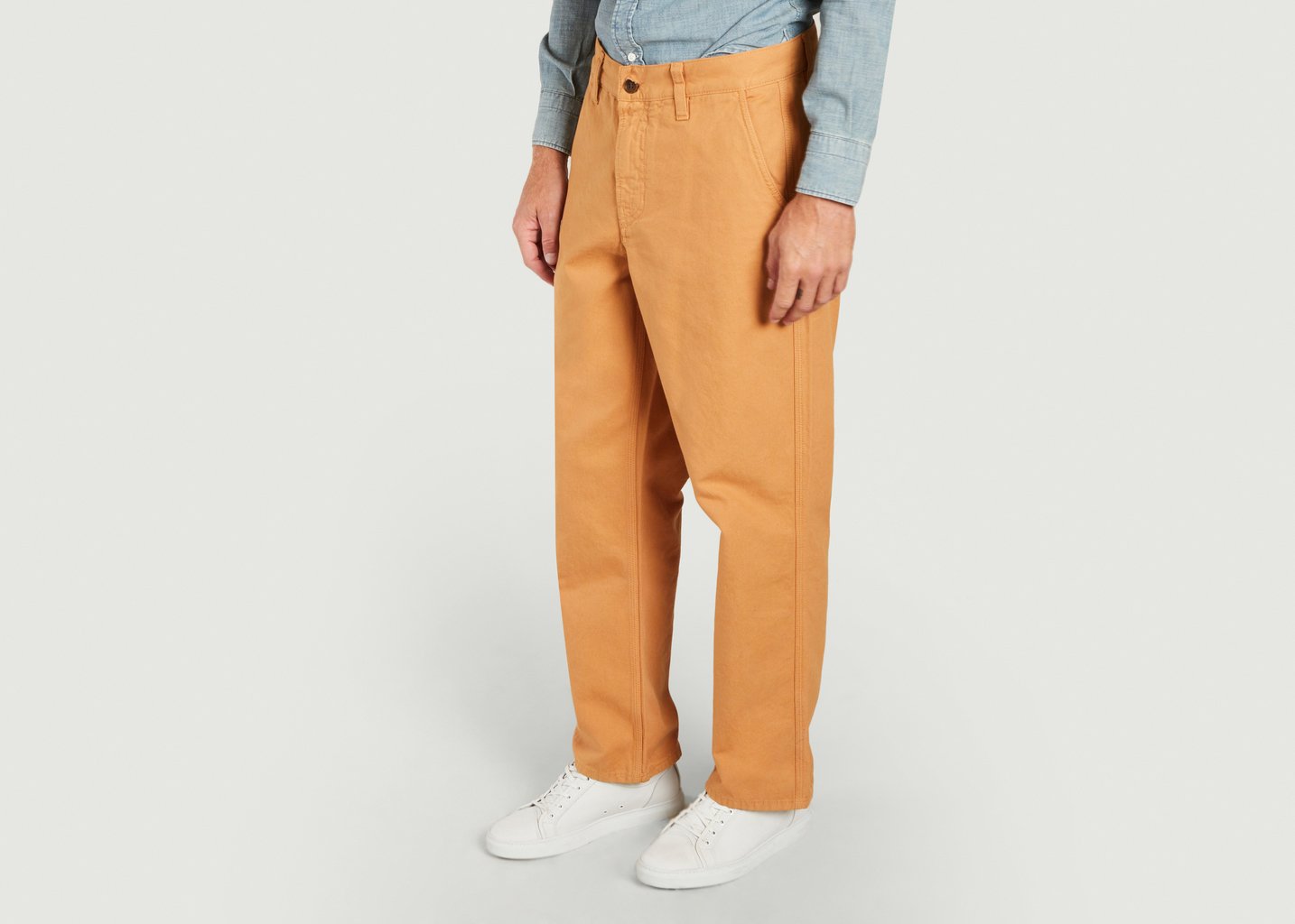 L'exception Pantalon Lazy Leo Ocre Nudie Jeans