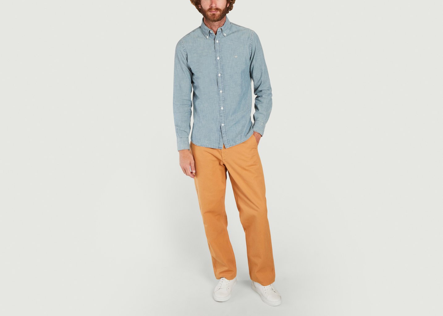 L'exception Pantalon Lazy Leo Ocre Nudie Jeans