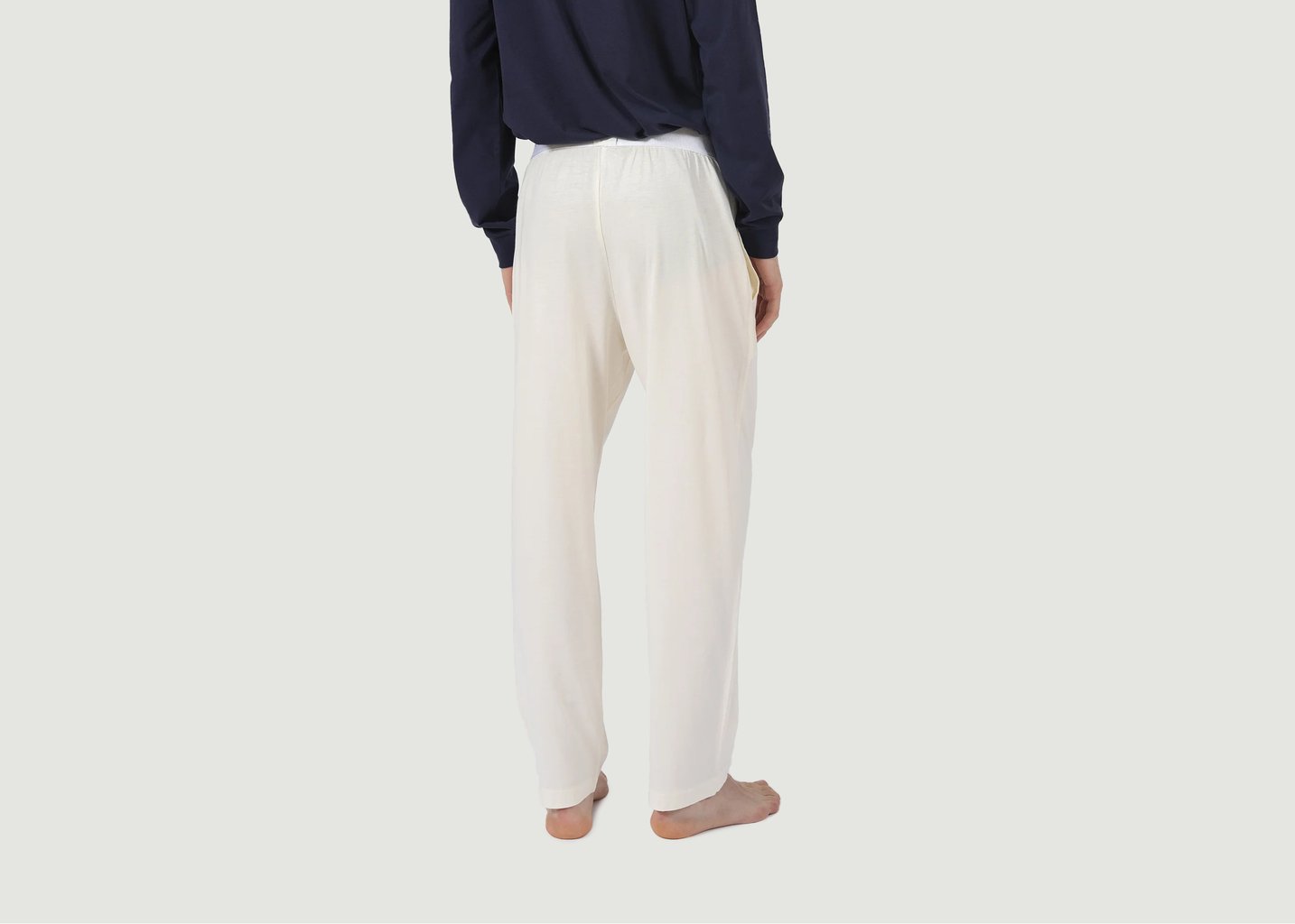 L'exception Pantalon Léger Sade Ecru Talc Paris