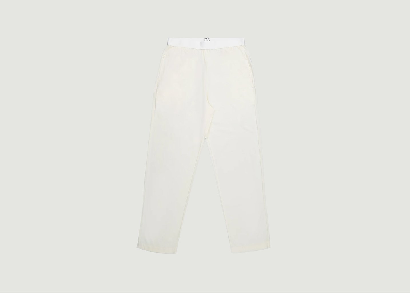 L'exception Pantalon Léger Sade Ecru Talc Paris
