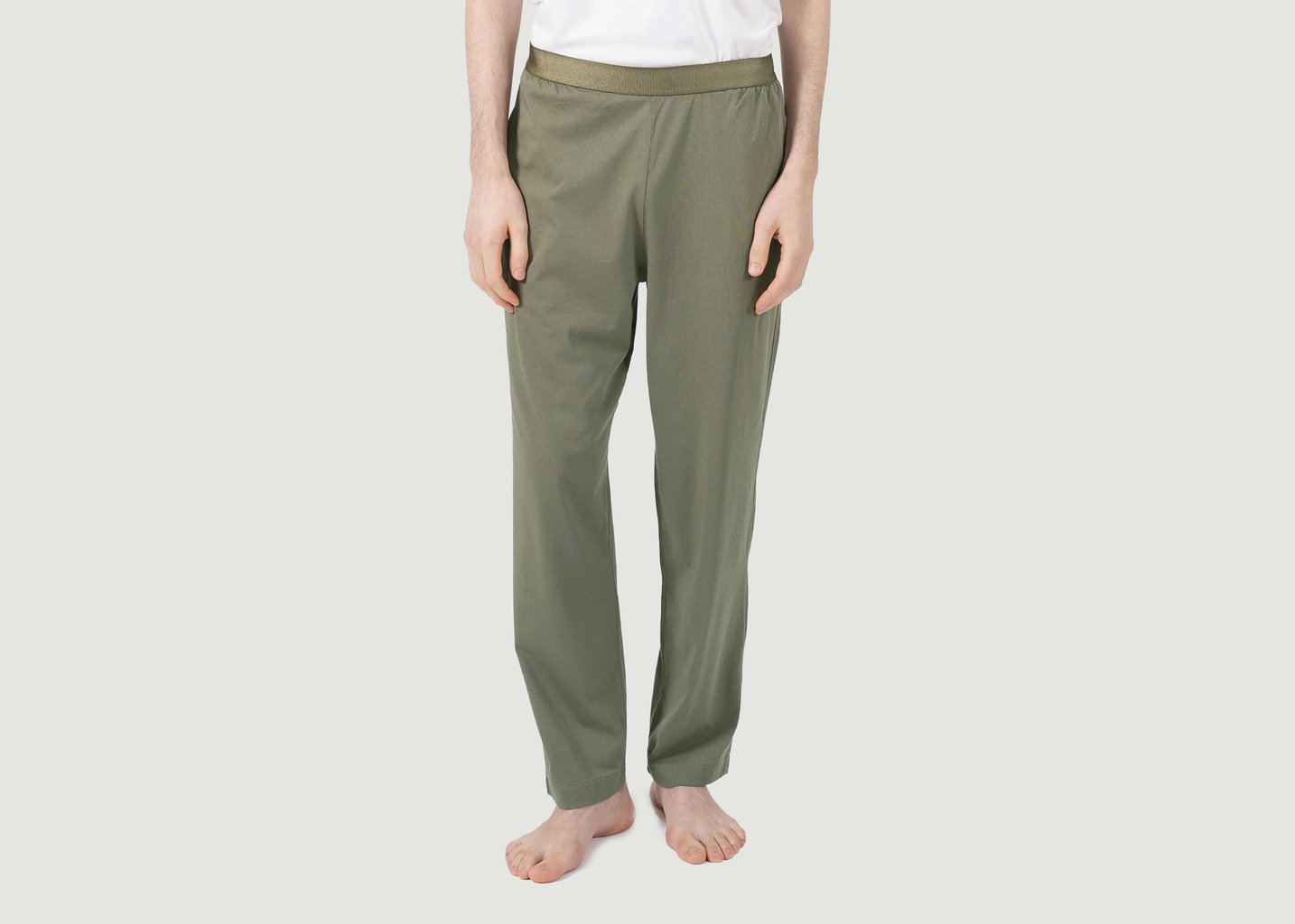 l'exception Pantalon Léger Sade Khaki Talc Paris