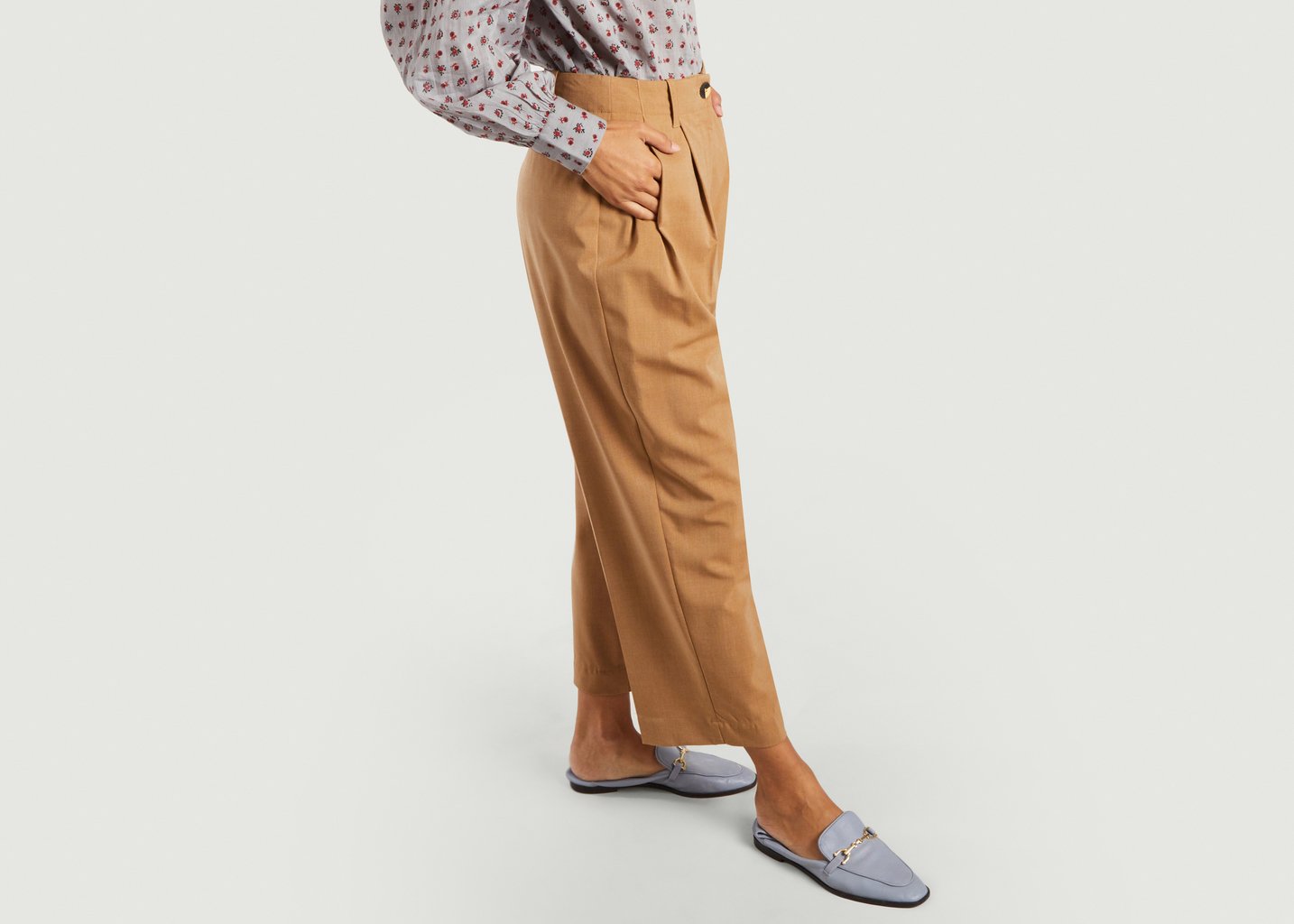 L'exception Pantalon Lille Camel Momoni