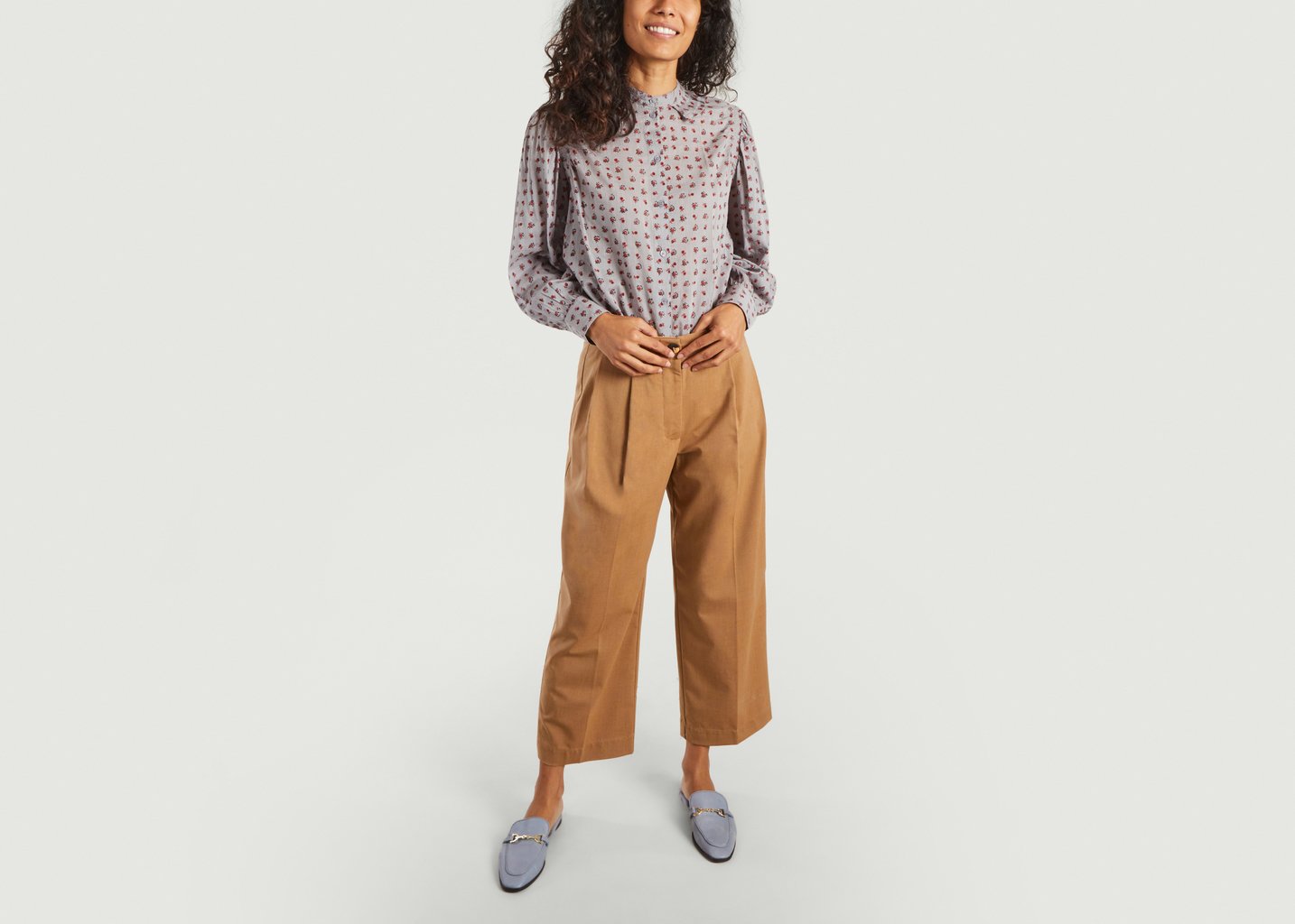 L'exception Pantalon Lille Camel Momoni