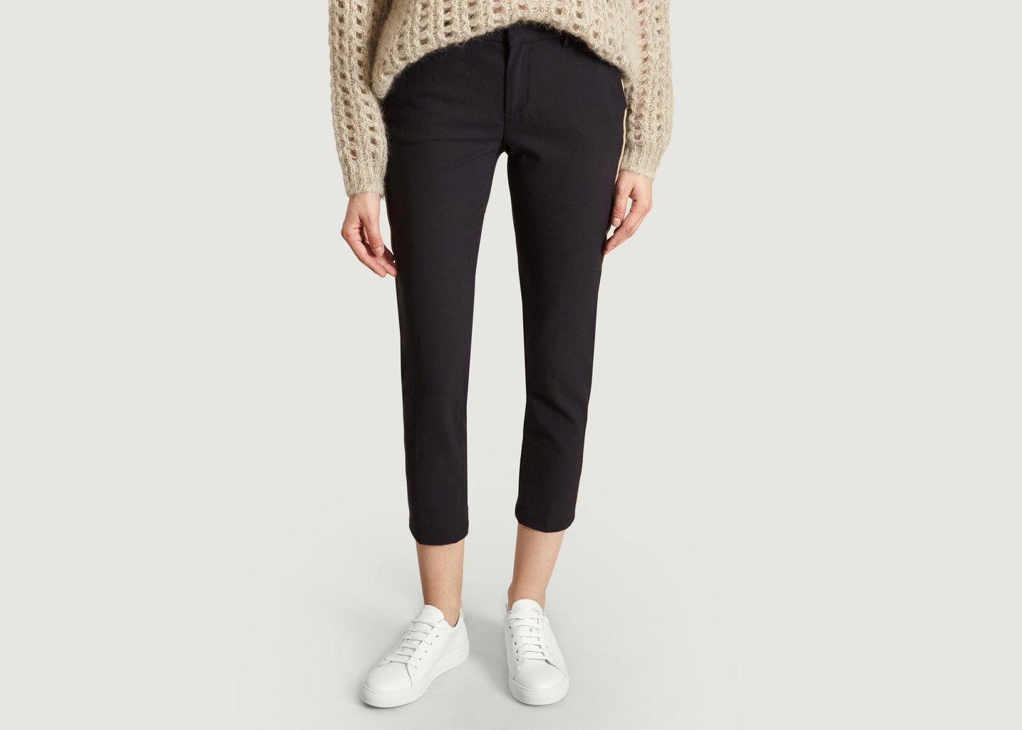 l'exception Pantalon Lizzy Color Bleu Marine Reiko