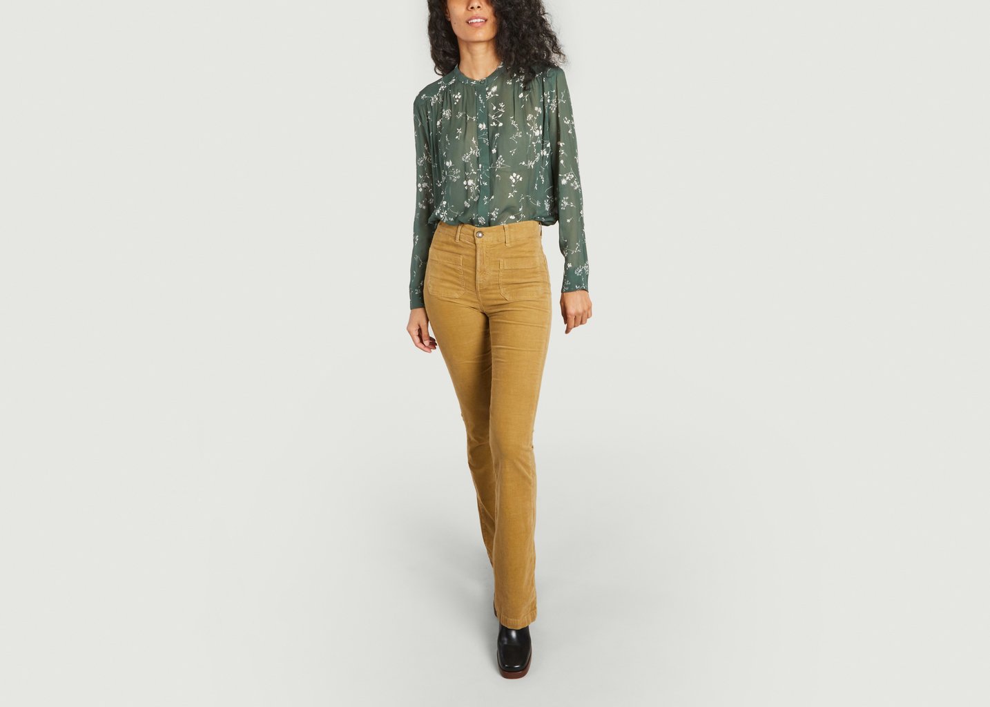 L'exception Pantalon Luna Camel Five Jeans