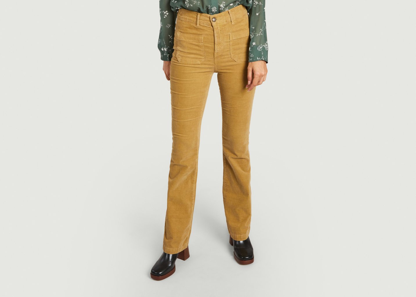 l'exception Pantalon Luna Camel Five Jeans