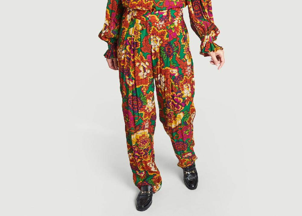 l'exception Pantalon Marius Imprimé Laurence Bras