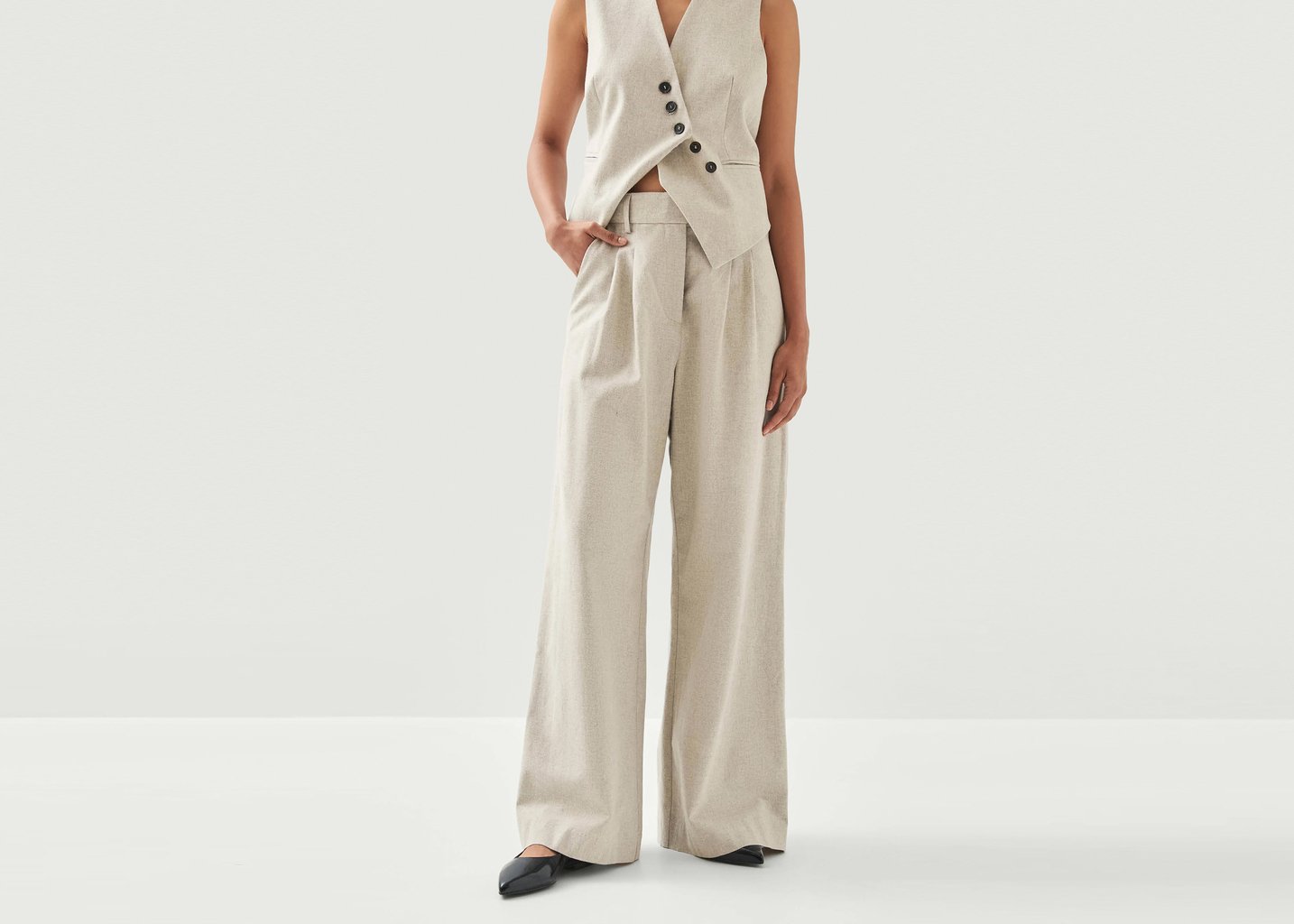 l'exception Pantalon Meran Crème Alohas