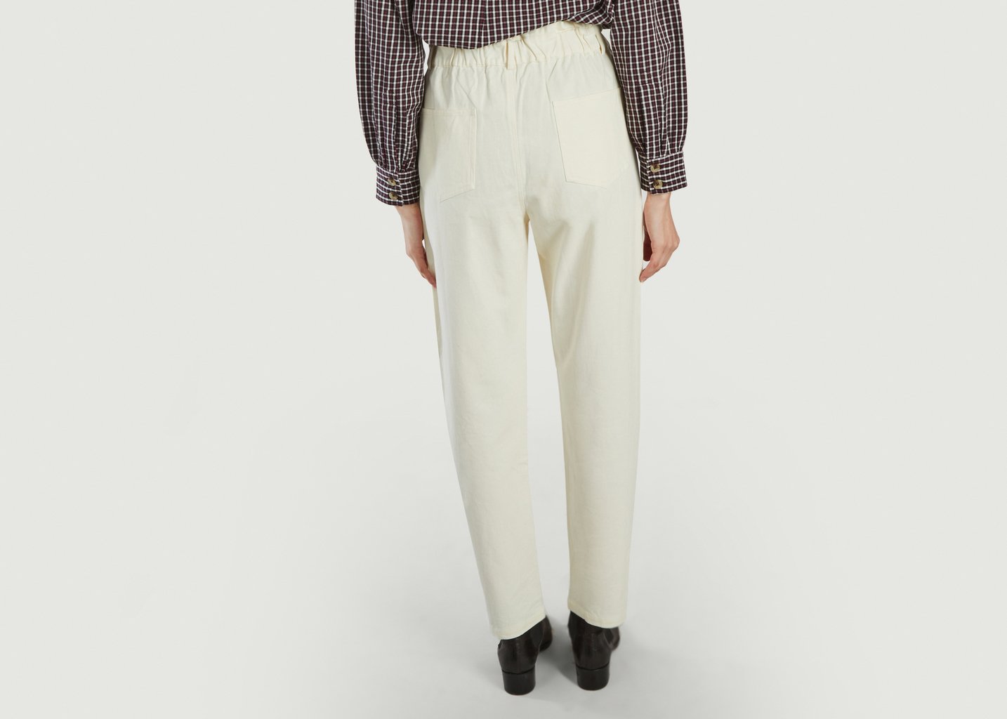 L'exception Pantalon Moran Ecru Jolie Jolie