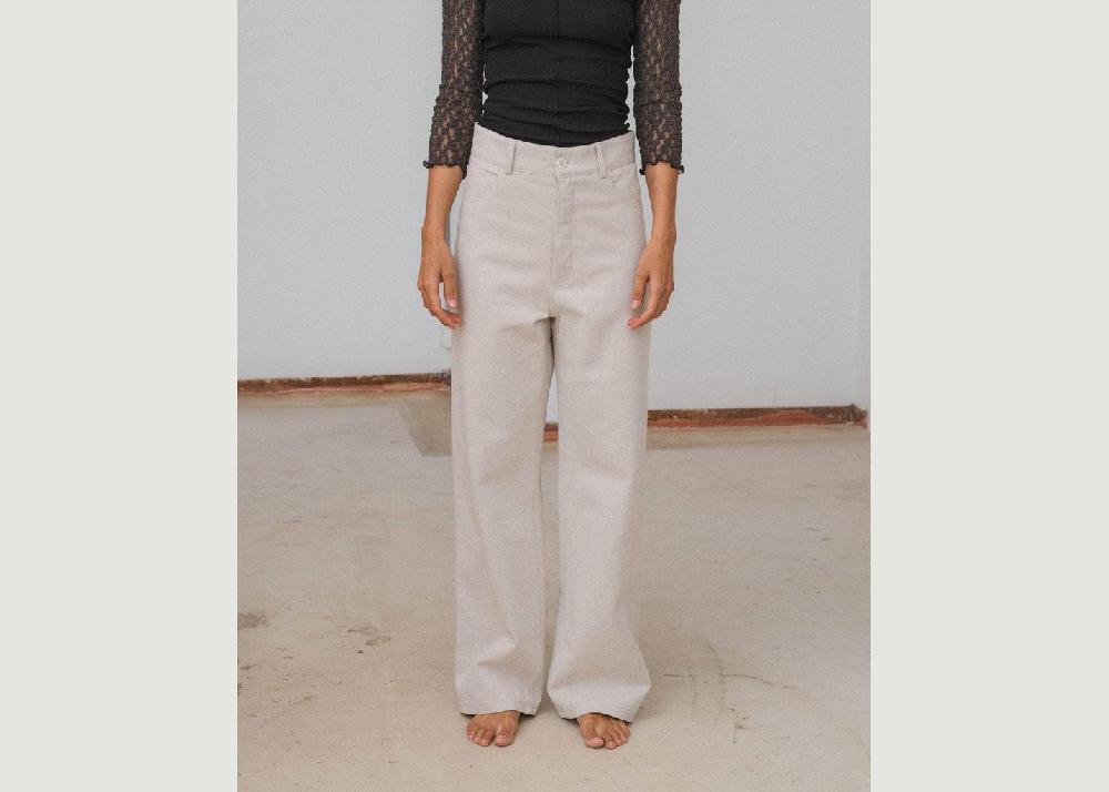 l'exception Pantalon Navalo Sable Baserange