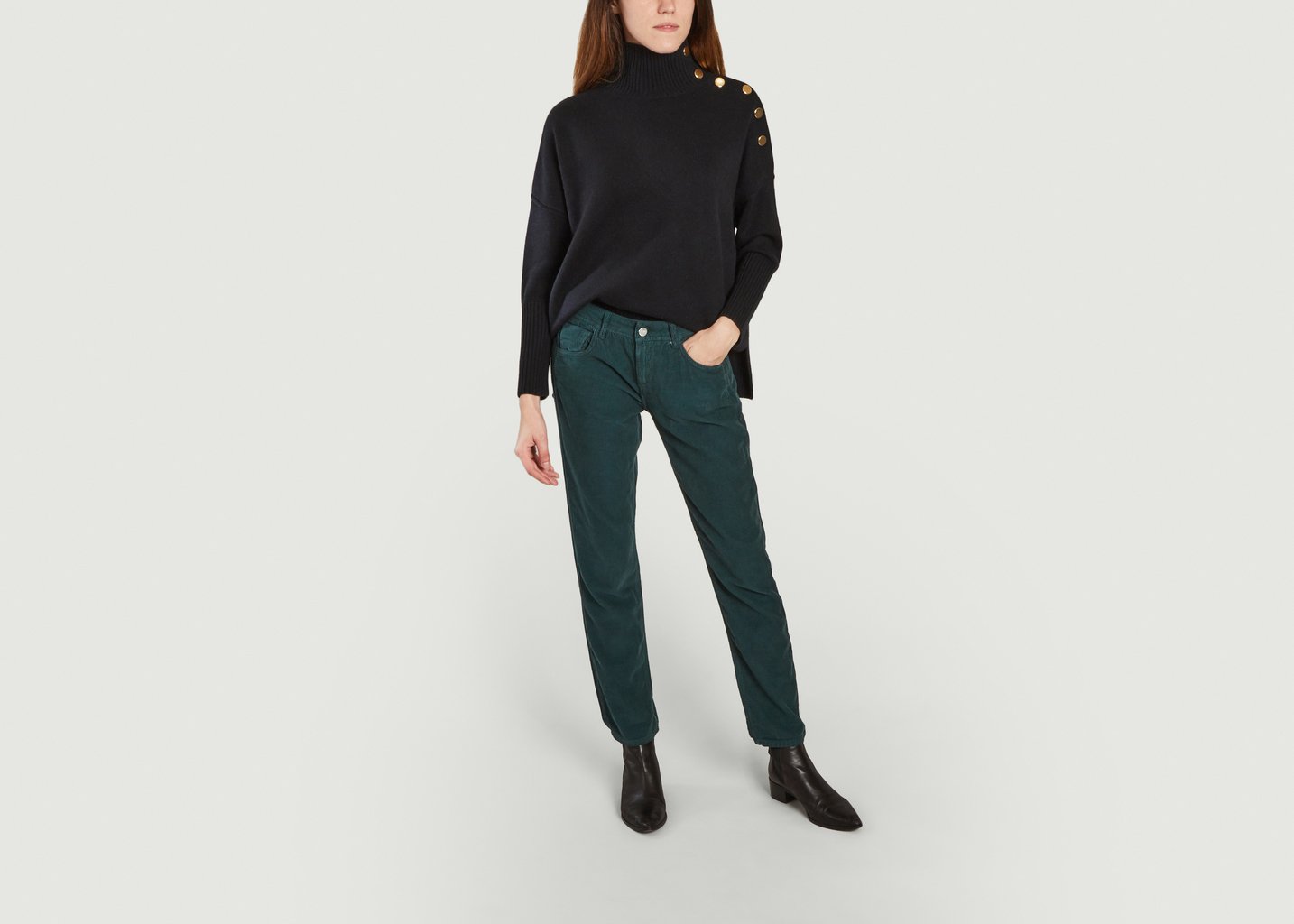 L'exception Pantalon Nina Vert Sapin Reiko
