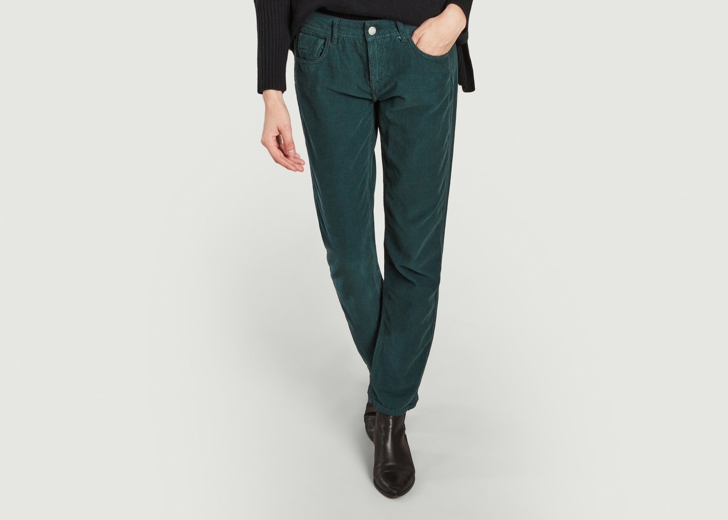 l'exception Pantalon Nina Vert Sapin Reiko